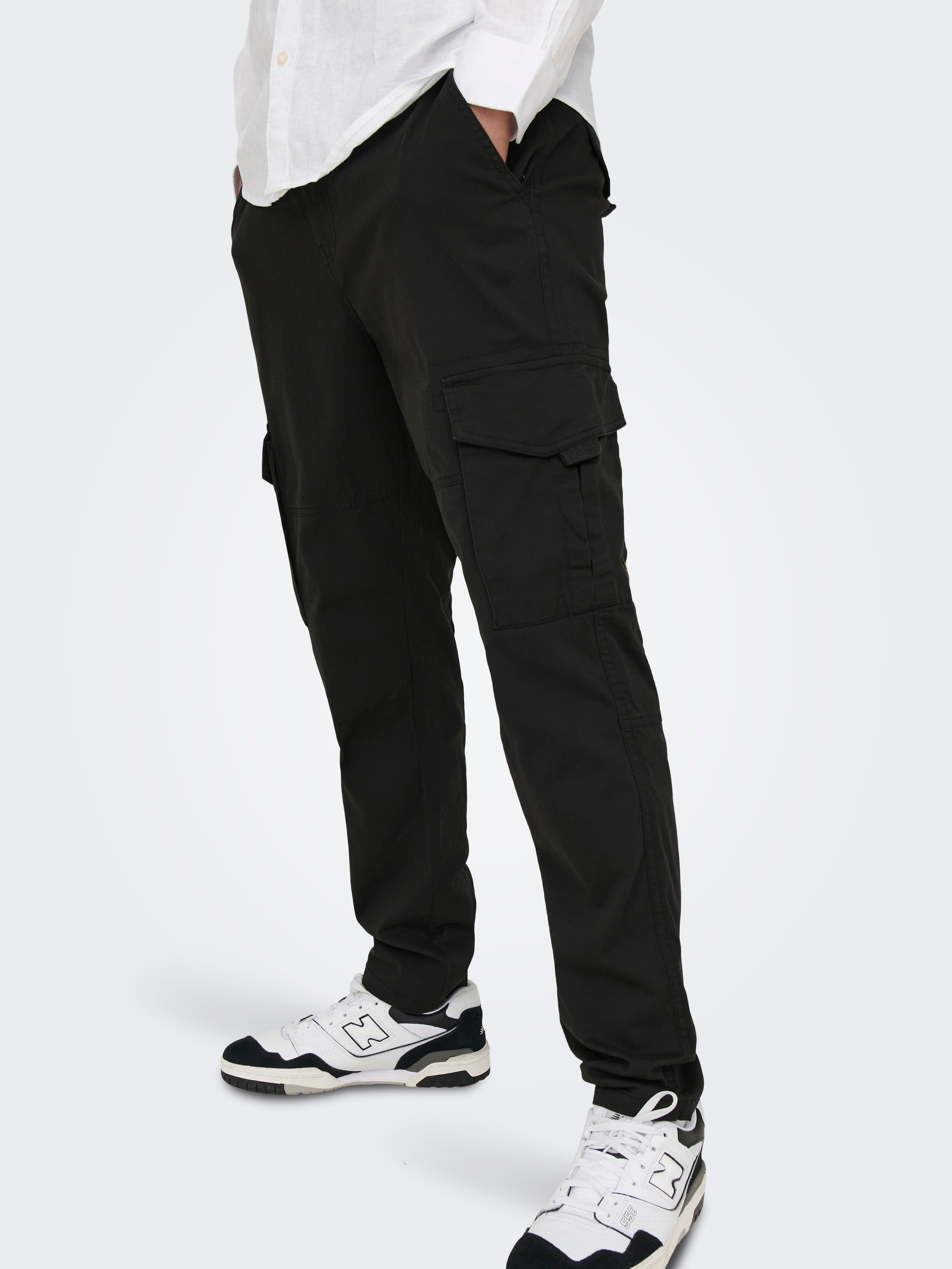 Only & sons cargohose schwarz Outlet
